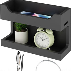Velrix Wall Caddy Shelf - Black