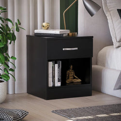 Larnwick Bedside Cabinet – Black