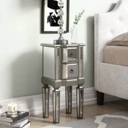 Renley Luxe Mirror Stand – Antique Silver