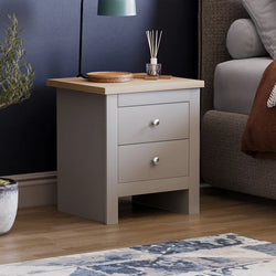 Elstow Nightstand – Grey
