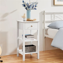 Brinon Modern Nightstand – White