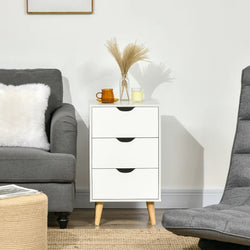 Hesmor Compact Storage Table – White