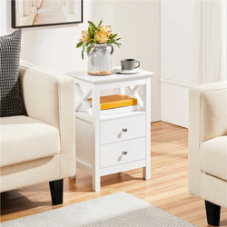 Lyndale Crossbeam Table – White
