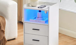 Bedside Table with open storage