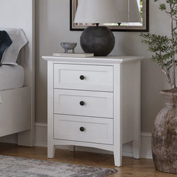 Halwick Heritage Bedside Chest – White
