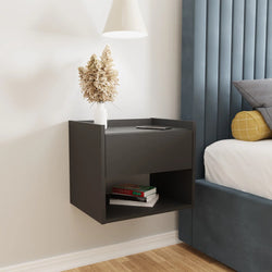Neyrix Floating Duo Nightstand – Anthracite ( Set of Two )