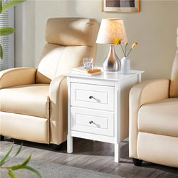 Braventon Double Drawer Night Unit – White
