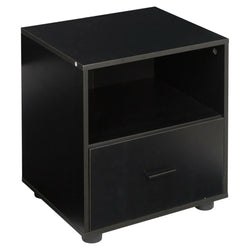 Norwin Cube Nightstand – Black