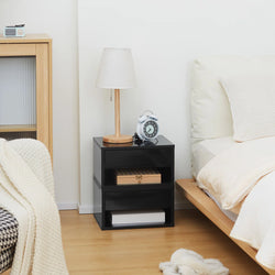 Drayven Wall Mount Bed Table Duo – Black ( Set of Two )