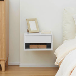 Elsyn Floating Bedside Duo – White ( Set of Two )