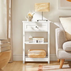Raventon Narrow Nightstand – White