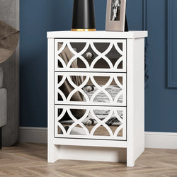 Solmera Mirra Bedside Stand – White