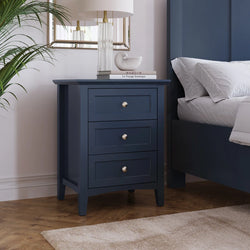 Halwick Heritage Bedside Chest – Blue
