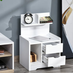 Elmdale Compact Bedside Unit – White