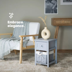 Ellowyn Cottage Nightstand – Grey