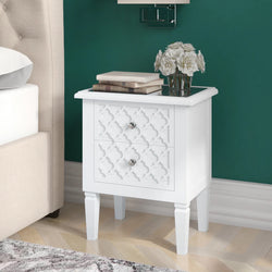 Liorah Luxe Side Stand – White
