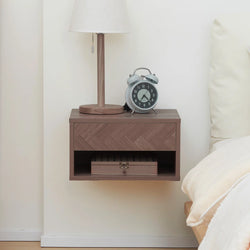 Elsyn Floating Bedside Duo – Natural ( Set of Two )