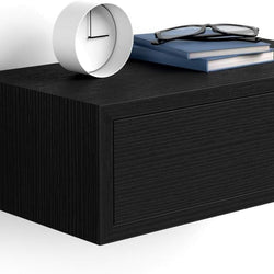 Rimano Wall Mounted Nightstand – Ashwood Black