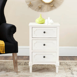 Marcellin Vintage Storage Stand – Ivory White