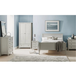 Eldmere Three Drawer Bedside Chest – Grey