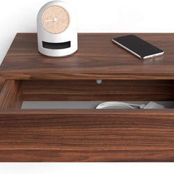 Lunetti Floating Wall Nightstand – Canaletto Walnut