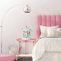 Lavinia Round bedside Table - Pink