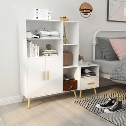 Vaylen Nordic Bedside Table – White