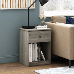 Arvane Twin Bedside Towers – Grey (Set of Two )
