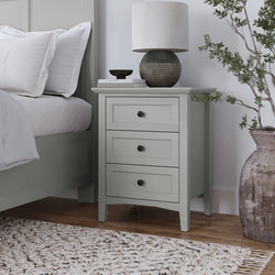 Halwick Heritage Bedside Chest – Grey