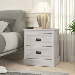Renlor 2 Drawer Nightstand – Grey