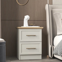 Vestry Duo Nightstand – Grey
