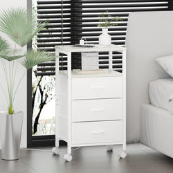 Navenza Slim Tech Nightstand – White