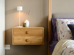 Floating bedside tables