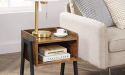 Kempst Bedside Table - Rustic Brown