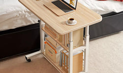 Mags Portable Bedside Table - Oak