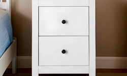 Norrington Bedside Table - White