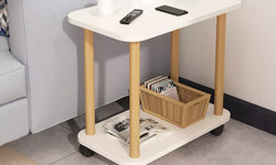 Roybal Bedside Table - White