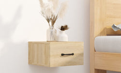 Sereena Wall Mounted Bedside Table - Sonoma Oak