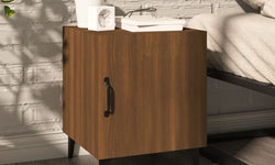 Targo Bedside Table - Set of 2 - Brown Oak