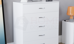 Timar Bedside Table - White